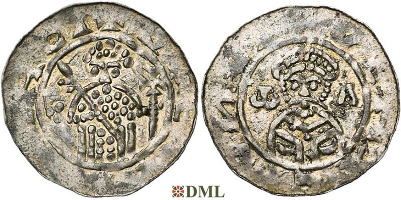 Денарий, Германия, Нижняя Лотарингия, Floris I (1049-1061), м.д. Leiden, Ilisch 2000, 12.7
