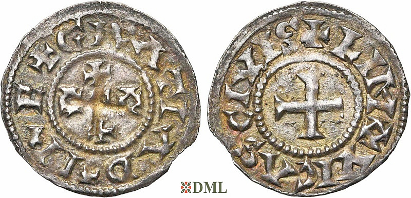 Денье, Каролинги, Eudes (Odo) (887-898), м.д. Limoges, Depeyrot 511