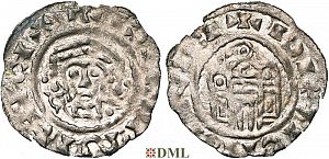 Денарий, Германия, Бавария, Henrich IV (1056-1106), м.д. Regensburg, Hahn 1976, 53