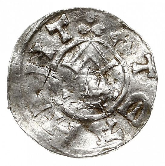 Денарий, Германия, Саксония, Нижняя Саксония, Otto III (983-1002), type OAP