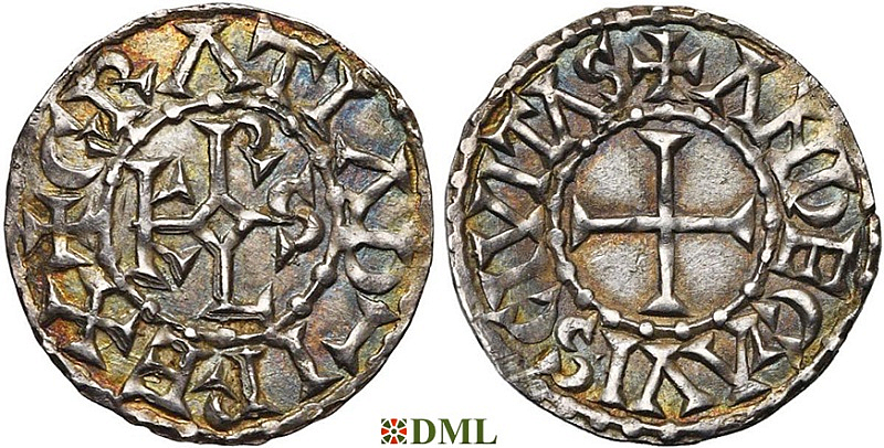 Денье, Каролинги, Charles le Chauve (840-877), м.д. Angers, Depeyrot 43