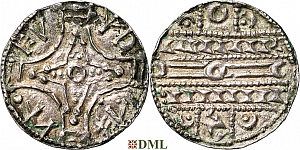 Денарий, Дания, Sven Estridsen (1047-1075), м.д. Roskilde, Hbg. 39а