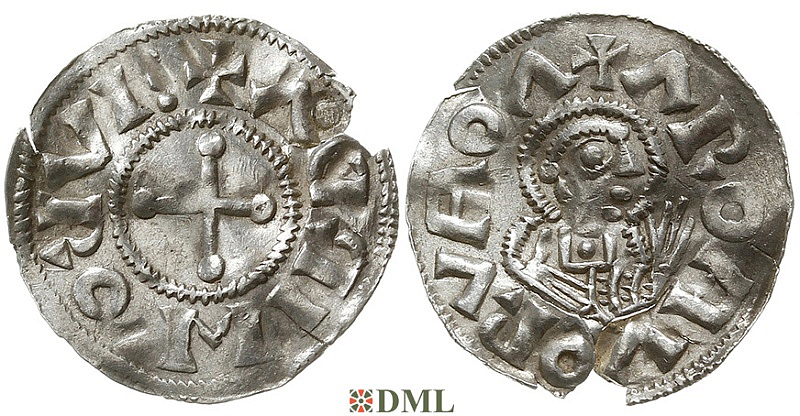 Денарий, Чехия, Богемия, Jaromir (1003-1034), м.д. Prague, Šmerda 1996, 112