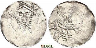 Денарий, Германия, Франкония, Heinrich III (1039-1046), м.д. Speyer, Dbg. 830