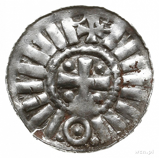 Денарий, Германия, Саксония, Anonymous bishop, Sachesnpfennig, Kilger 2000, KN 1