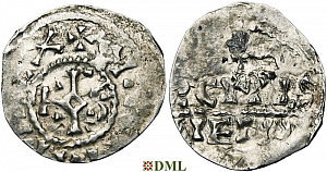 Денарий, Каролинги, Charles le Simple (898-929), м.д. Meaux, Depeyrot 598