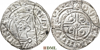 Денарий, Дания, Hardeknut (1035-1042), м.д. Lund, Hbg. 11