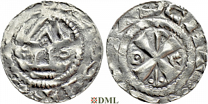 Денарий, Германия, Саксония, Anonymous bishop, м.д. Magdeburg, Dbg 1775