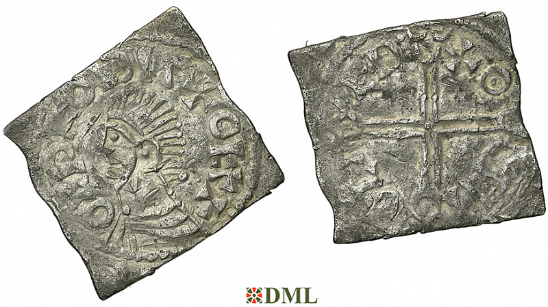 Денарий, Швеция, Olaf Skötkonung (995-1021), м.д. Sigtuna, Malmer -:-