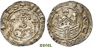 Денарий, Германия, Нижняя Лотарингия, Hildolf (1076-1079), м.д. Koln, Dbg. 