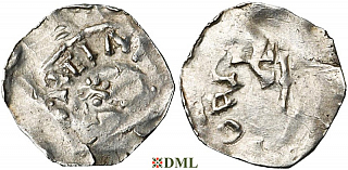 Денарий, Германия, Нижняя Лотарингия, Heinrich II (1014-1024), м.д. Luttich, Ilisch 2014, 34.11