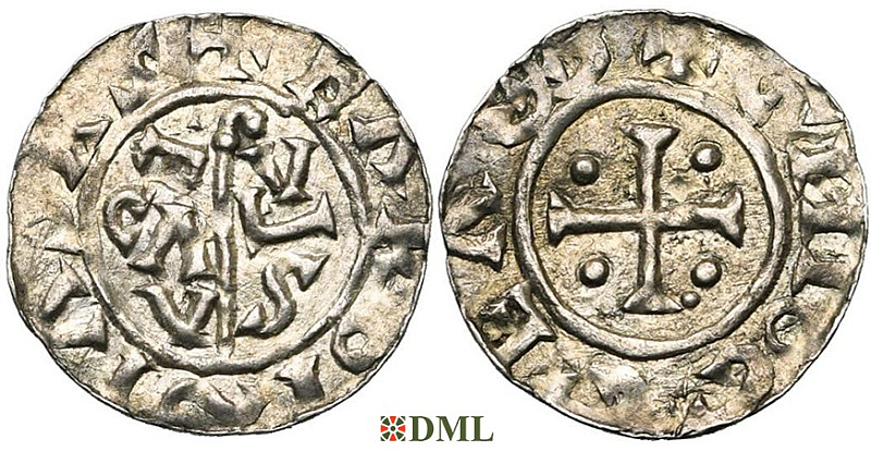 Денарий, Германия, Нижняя Лотарингия, Bernold (1040-1054), м.д. Groningen, Ilisch 2000, 18.3