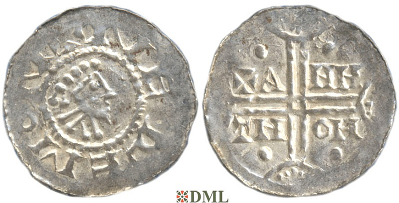 Денарий, Германия, Нижняя Лотарингия, Gf. Hermann (1020-1051), м.д. Emden