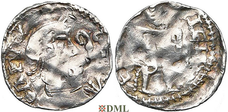 Денарий, Германия, Нижняя Лотарингия, Anonymous bishop, м.д. регион Meuse, Ilisch 2014, 35.34
