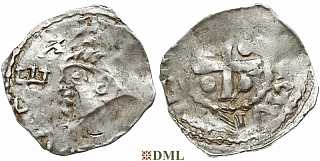 Денарий, Германия, Верхняя Лотарингия, Dietrich II (1006-1047), м.д. Metz, Dbg. 24