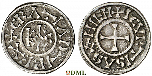 Денье, Каролинги, Charles le Chauve (840-877), м.д. Courgeon, Depeyrot 375