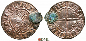 Денарий, Англия, Cnut (1016-1035), м.д. Cambridge, монетарий Ornost, North 781