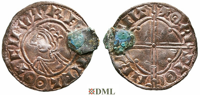 Денарий, Англия, Cnut (1016-1035), м.д. Cambridge, монетарий Ornost, North 781