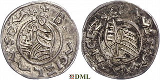 Денарий, Чехия, Богемия, Břetislav I (1034-1055), Šmerda 1996, 148a