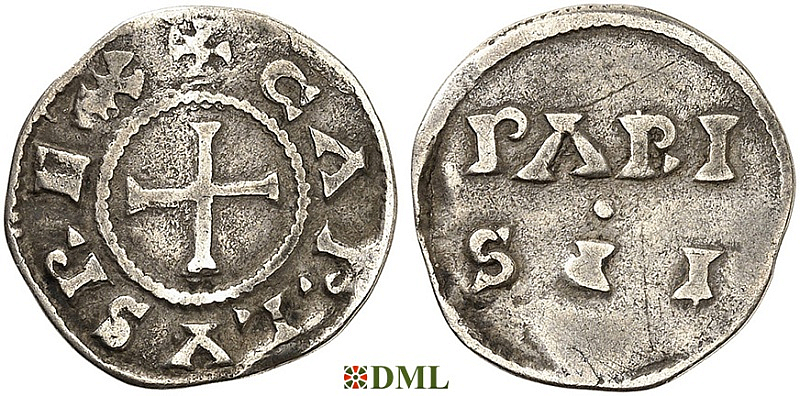 Денарий, Каролинги,Charles le Chauve (840-877), м.д. Paris, Depeyrot 761