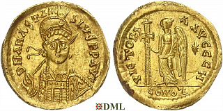 Солид, Византия, Anastase I (491-518) , м.д. Constantinople