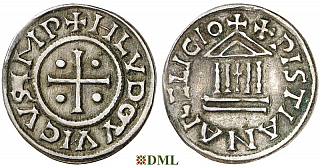 Денье, Каролинги, Louis le Pieux (814-840), Unknown mints, Depeyrot 1179