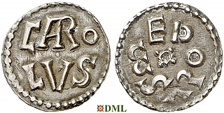 Денье, Каролинги, Charlemagne (768-814), м.д. Melle