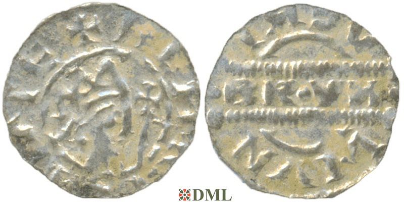 Денарий, Германия, Нижняя Лотарингия, Bruno III (1050-1057), м.д. Leeuwarden, Ilisch 2000, 21.14