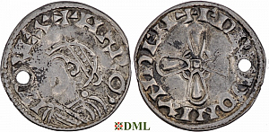 Денарий, Англия, Harold I (1035-1040), м.д. London, монетарий Eadræd, North 802