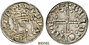 Денарий, Англия, Edward III (1042-1066), м.д. Hastings, монетарий Brid, North 828