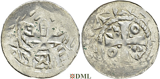 Денарий, Германия, Саксония, Anonymous bishop, м.д. Magdeburg