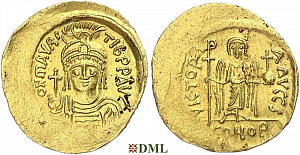Солид, Византия, Maurice Tibere (582-602), м.д. Constantinople
