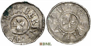 Денарий, Германия, Саксония, Bernard I (973-1011), м.д. Luneburg, Dbg. 587