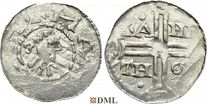 Денарий, Германия, Нижняя Лотарингия, Hermann (1020-1051), м.д. Emden, Dbg. 773