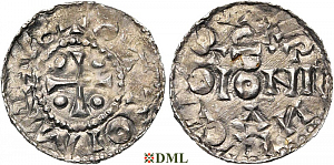 Денарий, Германия, Нижняя Лотарингия, Anonymous bishop, м.д. регион Meuse