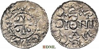 Денарий, Германия, Нижняя Лотарингия, Anonymous bishop, м.д. регион Meuse