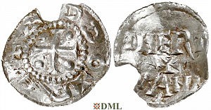 Денарий, Германия, Саксония, Otto III (983-1002), м.д. Dortmund, Dbg. 743