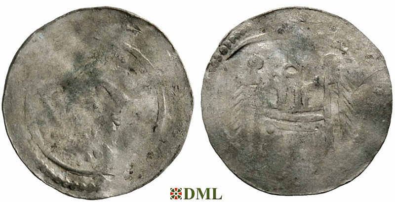 Денарий, Германия, Саксония, Anonymous bishop, м.д. Magdeburg, Dbg. 648