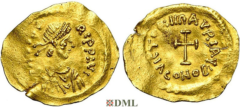 Тремисс, Византия, Maurice Tibere (582-602) , м.д. Constantinople