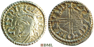 Денарий Англия, Edward III (1042-1066), м.д. London, монетарий Lifinc, North 818