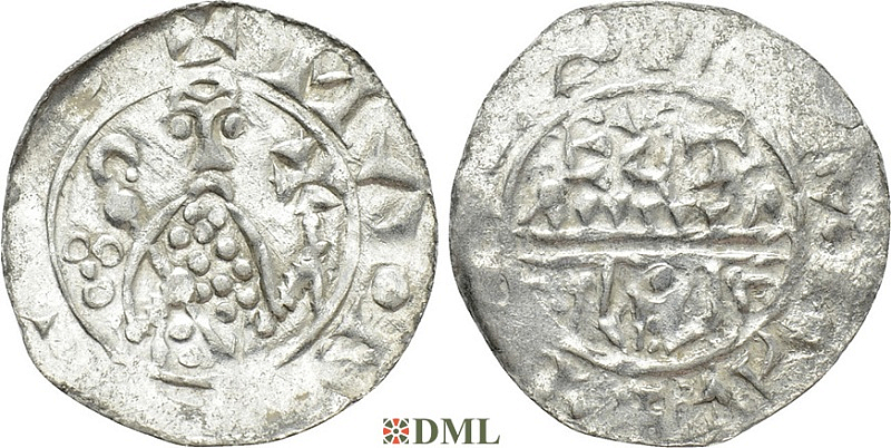 Денарий, Германия, Нижняя Лотарингия, Wilhelm (B.) (1054-1076), м.д. Utrecht