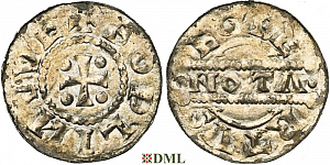 Денарий, Германия, Нижняя Лотарингия, Egbert I (1038-1050), м.д. Bolsward, Ilisch 2000, 21.24