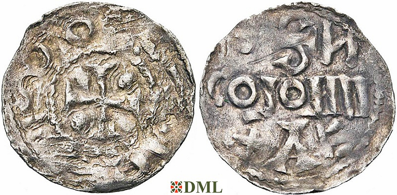 Денарий, Германия, Нижняя Лотарингия, Anonymous bishop, м.д. регион Meuse