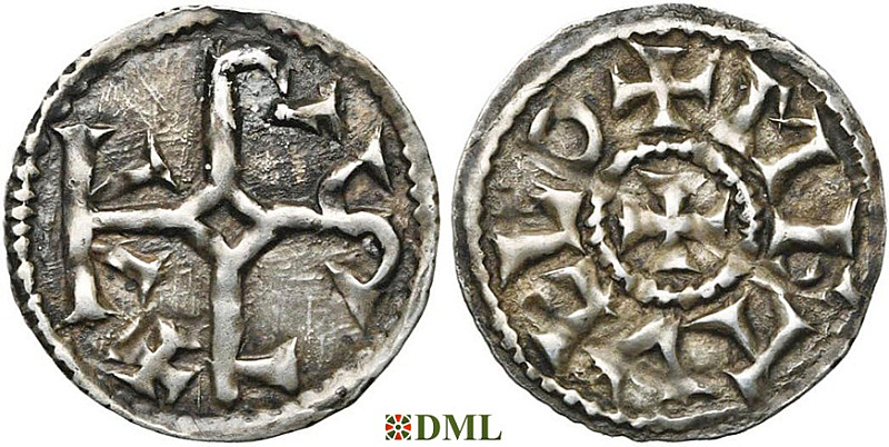 Обол, Каролинги, Charles le Chauve (840-877), м.д. Melle, Depeyrot 625
