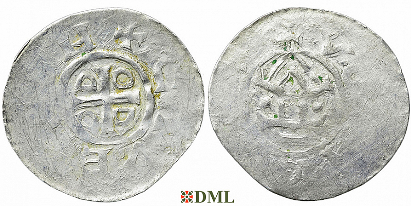 Денарий, Польша, Miecław (1037-1047), м.д. Mazowsze