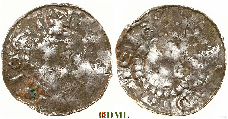 Денарий, Германия, Саксония, Anonymous bishop, Тип II