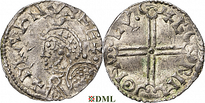 Денарий, Дания, Magnus I (1042-1047), м.д. Lund, Hbg. 1
