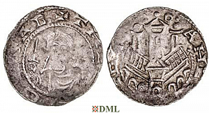 Денарий, Германия, Саксония, EB. Hartwig (1079-1102), м.д. Gittelde, Dbg. 690