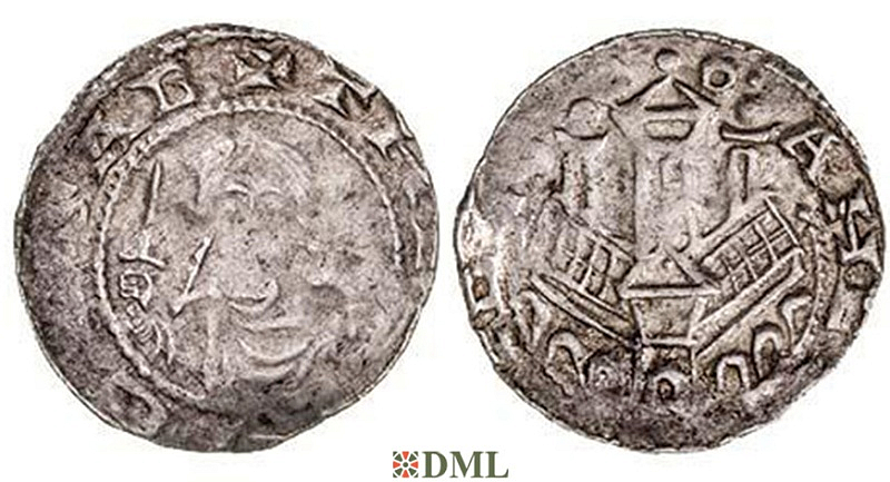 Денарий, Германия, Саксония, EB. Hartwig (1079-1102), м.д. Gittelde, Dbg. 690