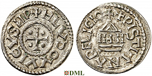 Денье, Каролинги, Louis le Pieux (814-840), Unknown mints, Depeyrot 1179